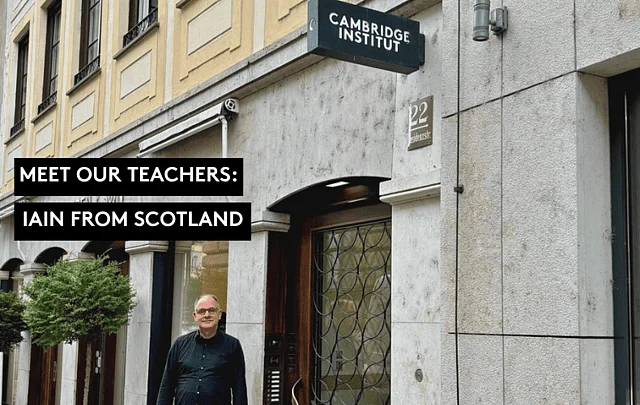 Teacher Iain - 20 Jahre in München Teacher Iain - 20 Jahre in München